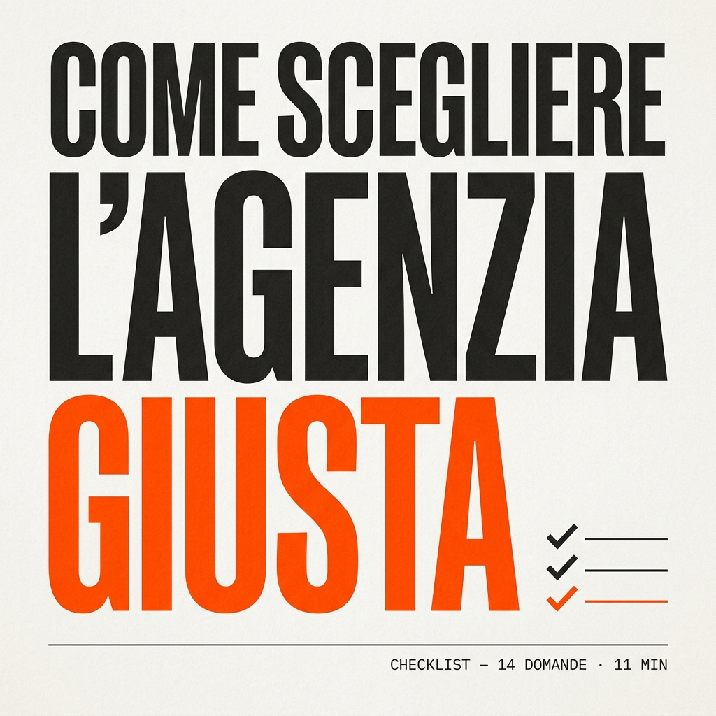 COME SCEGLIERE L'AGENZIA