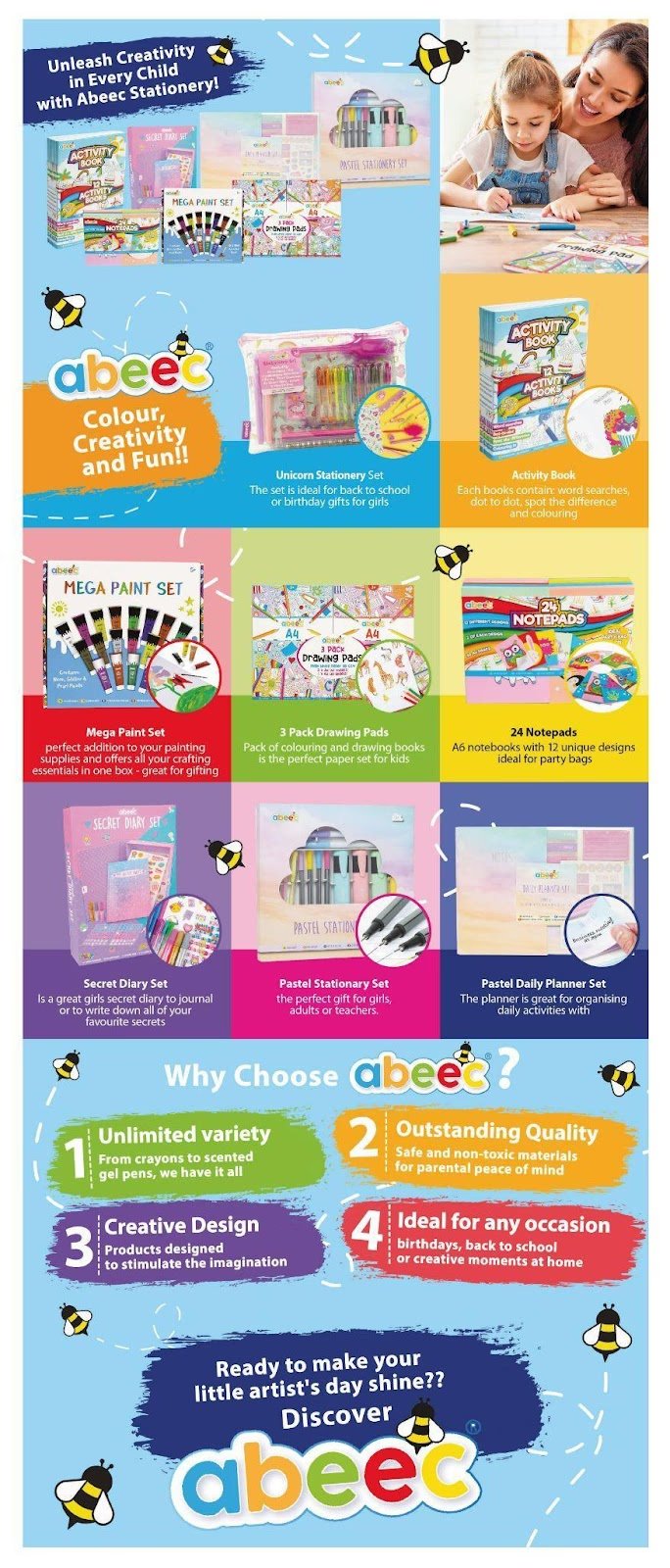 Contenuto A+ Abeec — creatività