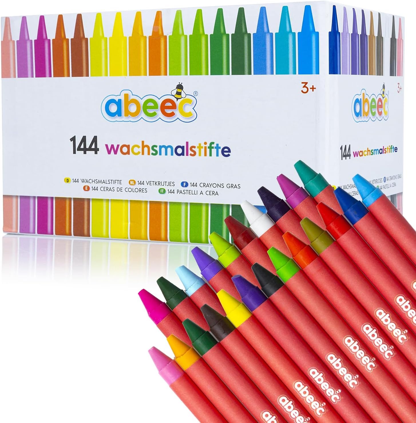 Abeec — 144 Wachsmalstifte (DE)