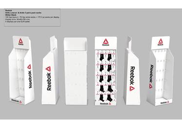 Espositore Reebok Socks — display stand a marchio